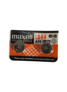 Baterie knoflíková 13 GA/LR44 Alkalika Maxell blistr 2 ks