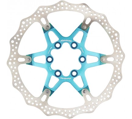 Brzdový kotouč 160 mm, 6 děr, Reverse Alloy/Steel, Light Blue