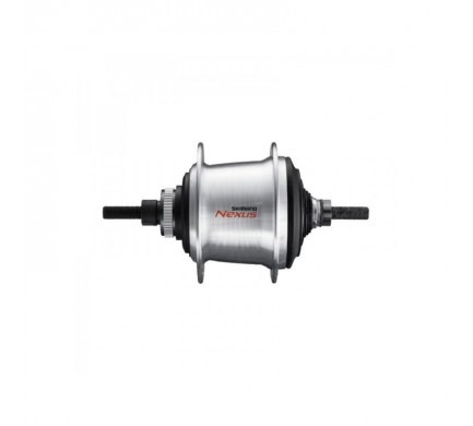 Náboj s vnitřním řazením Shimano Nexus SG-C3001-7, 36 děr, 7 rychlostí, torpédo, stříbrný