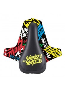 Sedlo Reverse Nico Vink Shovel and Shred Black / Yellow + blatníček
