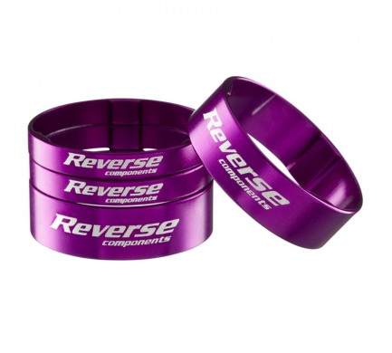 Podložka distanční Reverse Alloy Ultra-Lite set 1 1/8" fialové