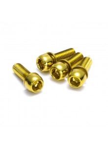 Šrouby uchycení brzdy Reverse M6 x 18 mm, 4 ks zlaté