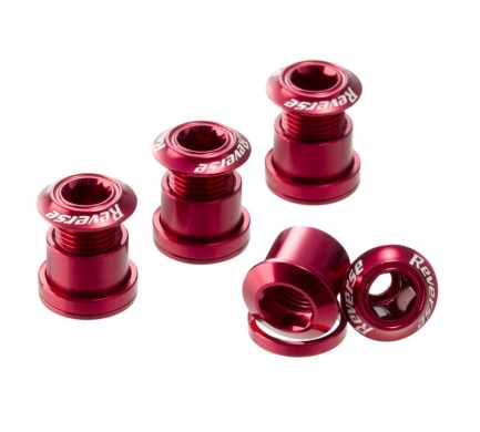 Šrouby do převodníku Reverse Alloy 7 mm, 4 ks červené