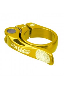 Sedlová objímka Reverse Long Life 34,9 mm zlatá