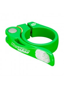 Sedlová objímka Reverse Long Life 34,9 mm neon zelená