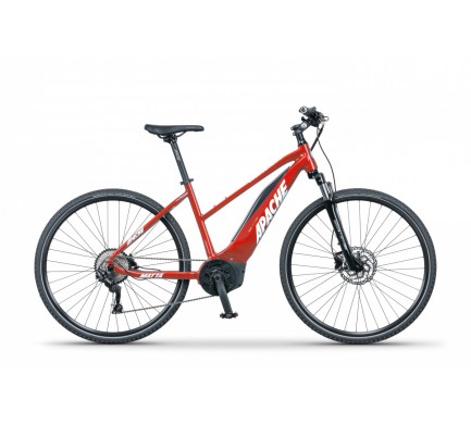 Elektrobicykel krosový Apache Matta Bosch Active Plus pearl red, 18"