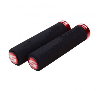 SRAM SRAM LOCKING GRIPS FOAM 129 BLK/RED 