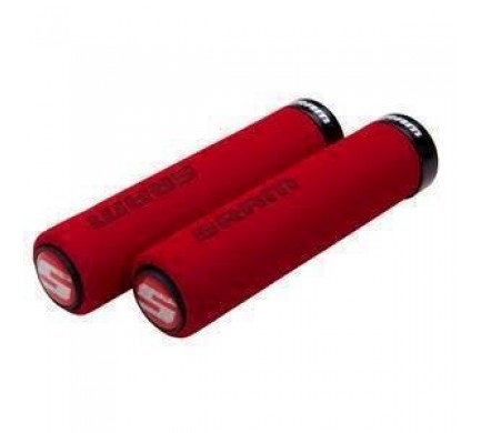 SRAM SRAM LOCKING GRIPS FOAM 129 RED/BLK 