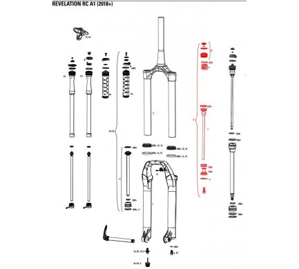 11.4018.010.240 - ROCKSHOX SPRING INT LFT DB RVL 27.5/29 150 B1 Množ. Uni