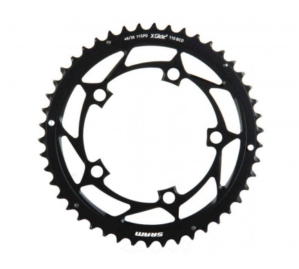 Prevodník SRAM CRING ROAD 46T 11S S2 110 AL5 BTBLK 2PIN