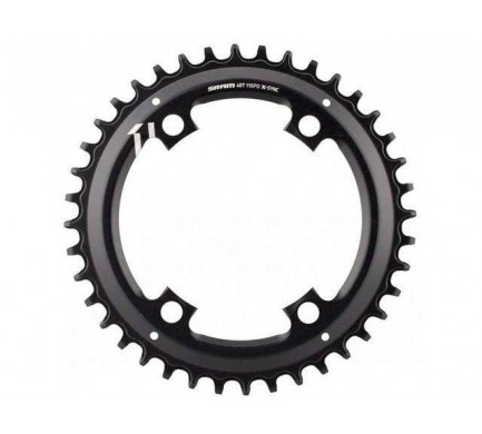11.6218.037.020 - SRAM CR X-SYNC ASYM 11S 44T 110 BCD AL3.6 BLK Množ. Uni