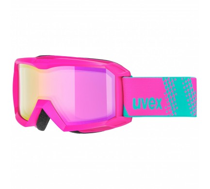 Lyžařské brýle UVEX FLIZZ FM, pink dl/pink clear-rose (9030) Množ. Uni