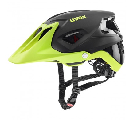 Prilba UVEX QUATRO INTEGRALE, BLACK LIME 57-61