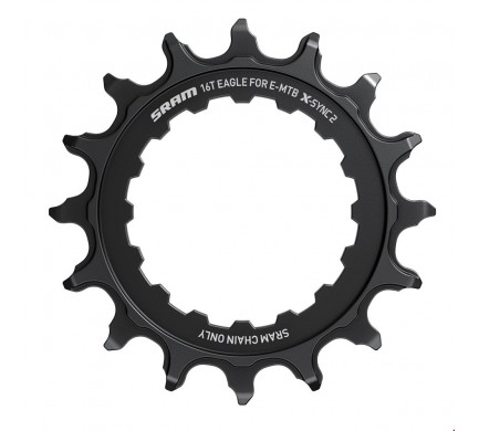 00.6218.013.000 - SRAM CRING X-SYNC ST EAGLE 16T DM BOSCH BLK Množ. Uni