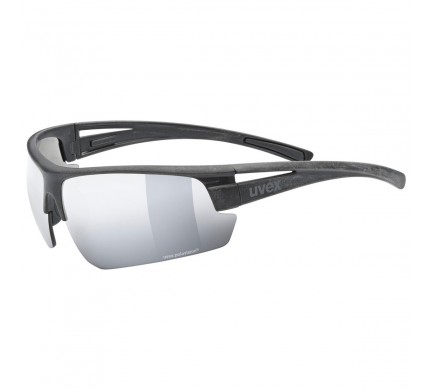 2021 UVEX BRÝLE SPORTSTYLE OCEAN POLAVISION, BLACK MAT / MIRROR SILVERD (2250) Množ. Uni