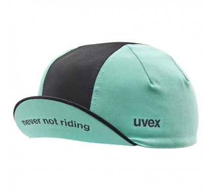 2022 UVEX ČEPICE NEVER NOT RIDING AQUA BLACK L-XL