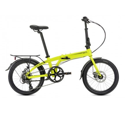 Skladací bicykel TERN LINK B8 - reflexná žltá