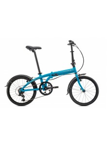 Skladací bicykel TERN LINK B7 - modrá/strieborná (mango)