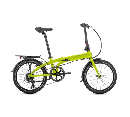 Skladací bicykel TERN LINK C8 - reflexná žltá/strieborná