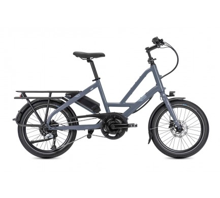 Skladací elektrobicykel TERN Quick Haul D8 Active Plus - sivá