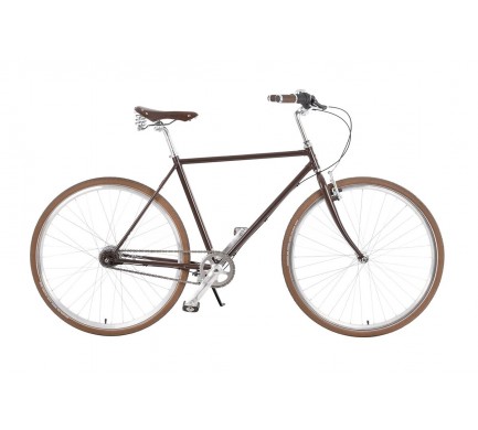 Elegantný mestský bicykel Kolos No.2, 53 cm hnedý