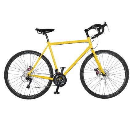 Pánsky turistický bicykel Kolos No.4 gravel, 58 cm, žltá