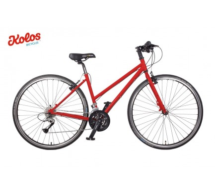 Dámsky turistický bicykel Kolos, 44 cm, červený