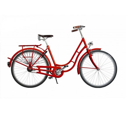 Mestský bicykel v retro štýle Kolos No.1, 26 ", red