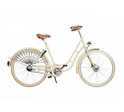 Elegantný retro bicykel Kolos No.1 krémový