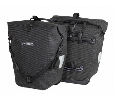Ortlieb Back-Roller Highvisibility - zadné reflexné tašky čierne