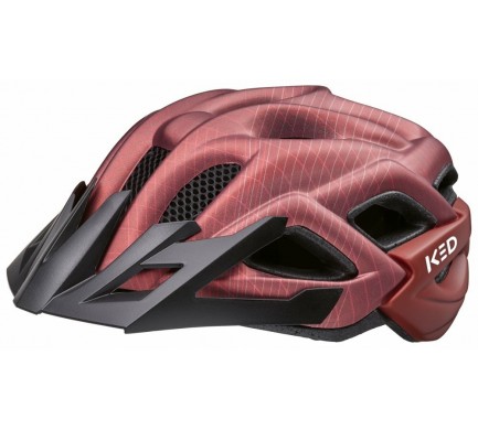 Přilba KED Status Junior S maroon red matt 49-54 cm