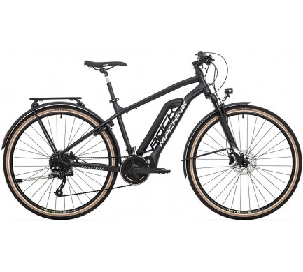 Elektrokolo Rock Machine CrossRide e450 Touring TEST mat black/dark silver/silver (500Wh) (M) Elektrokolo Rock Machine CrossRide e450 Touring TEST mat black/dark silver/silver (500Wh) (M)