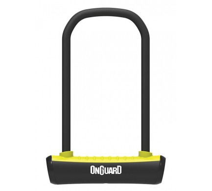 Zámok ONGUARD podkova 115x230x11 mm, žltá, 2 kľúče, držiak