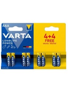 Alkalické baterie AAA Varta blistr 8 ks