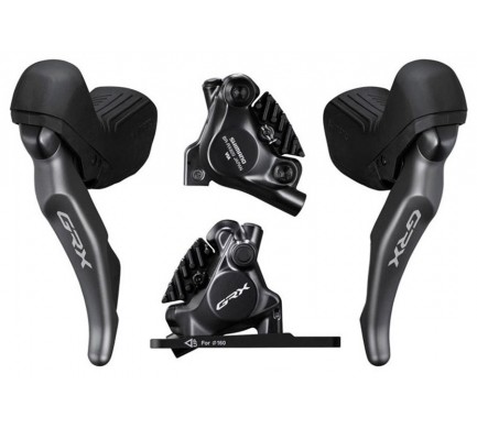 Řazení SHIMANO GRX RX820 dual control 1x12 speed, třmeny BR-RX820 (pár) J-kit
