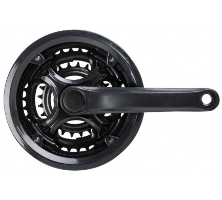 Kliky LASCO Mtb 42x34x24z/170mm s krytem černé Kliky LASCO Mtb 42x34x24z/170mm s krytem černé