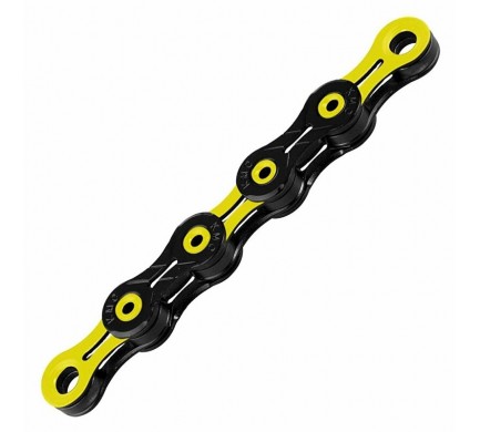 Řetěz KMC X-11 SL DLC žluto/černý v krabičce
