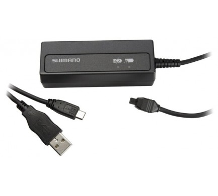Nabíječka SHIMANO Di2 SM-BCR2 s USB portem, v krabičce