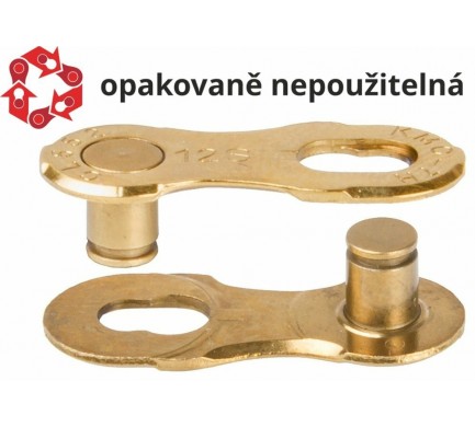 Spojka řetězu 12NR Ti-N Gold