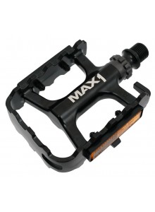Pedály MAX1 Race ložiskové hliníkové černé