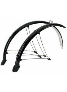 Blatníky set OLYMPIK 28"/29" MTB/Trek, 46mm, černé