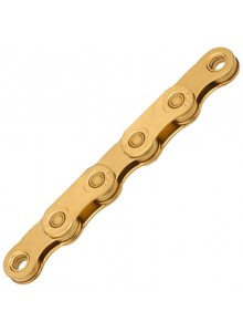 Řetěz KMC X Flattop Gold Ti N 126 článků v krabičce, úprava WAX