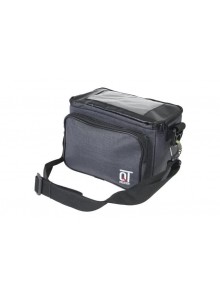 Brašna na řidítka QT s mapníkem šedá Qfix