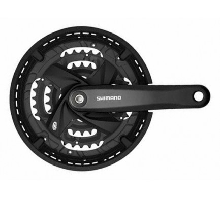 Kliky SHIMANO Acera FC-M371-L 175mm 48-36-26, černé, s krytem ,9 speed, pro osu 4HR, v krabičce