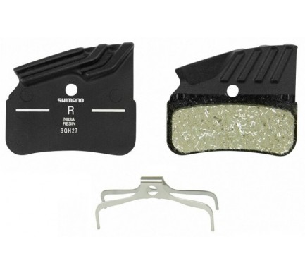 Brzdové destičky SHIMANO N03A s chladičem čtyřpístkové, v krabičce