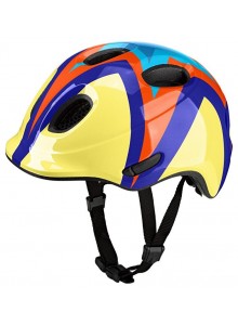 Přilba KED Meggy Spark S Starburst Yellow Blue 45-50 cm Přilba KED Meggy Spark S Starburst Yellow Blue 45-50 cm