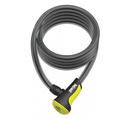 Zámok ONGUARD lanko 120x8 mm žltý 2 kľúče