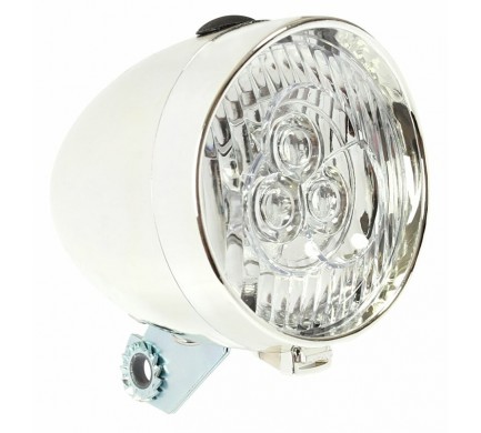 Predné svetlo 3 LED chróm