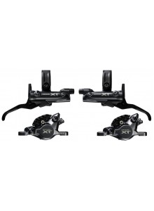 Brzda kotoučová SHIMANO XT M8200 p+z komplet bez kotoučů a adapteru, J-kit, v krabičce