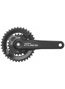 Kliky SHIMANO Cues FC-U4010-2, 175mm, 36-22 zubů, černé, 11,10,9 speed, pro osu čtyřhran, v krabičce
